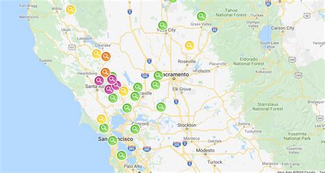 An outage map from PG&E shows that the number impacted comes from two different outages impacting the areas around Rough and Ready and Penn Valley. . Pge outage map davis